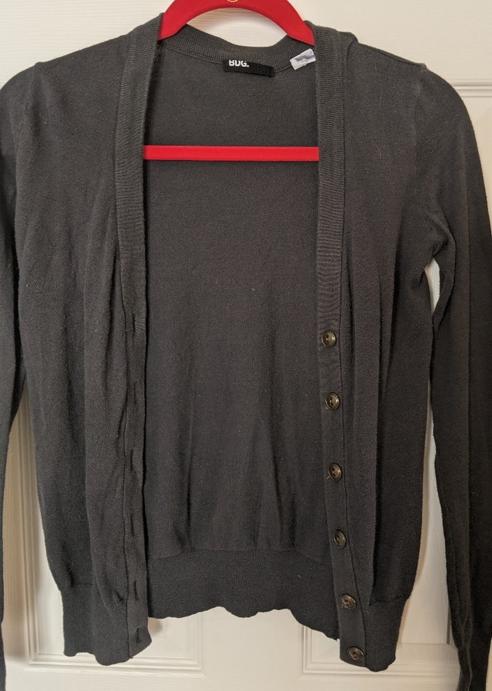BDG Navy long Sleeved Cardigan